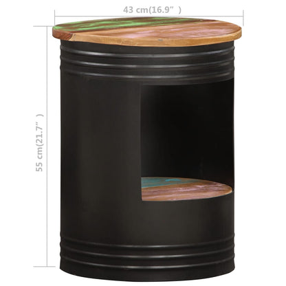 Tavolino da Salotto 43x55 cm in Legno Massello di Recupero | homemem39