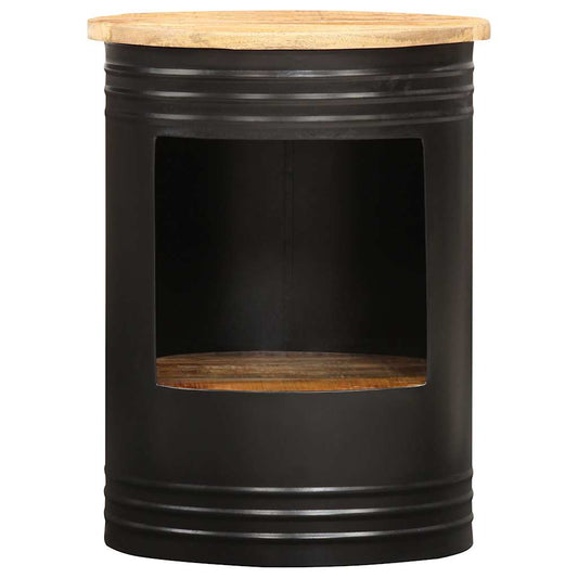 Tavolino da Salotto 43x55 cm in Legno Massello di Mango | homemem39