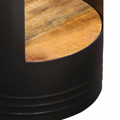 Tavolino da Salotto 43x55 cm in Legno Massello di Mango | homemem39