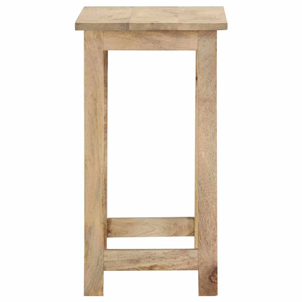 Tavolini Impilabili 3 pz in Legno Massello di Mango
