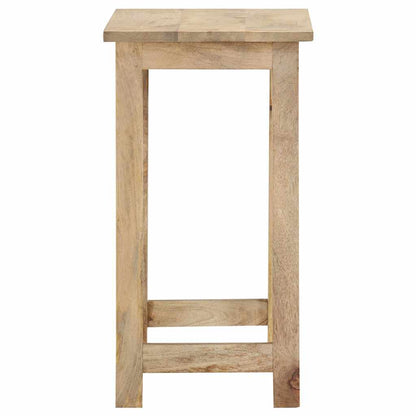 Tavolini Impilabili 3 pz in Legno Massello di Mango