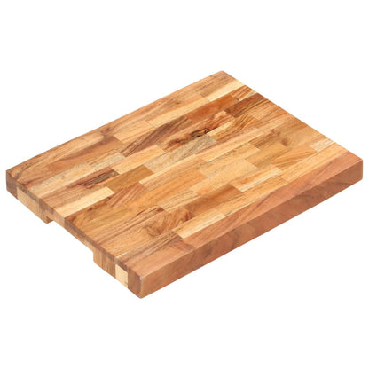 Tagliere 40x30x4 cm in Legno Massello di Acacia