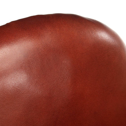 Poltrona a Pozzetto Marrone 77x65x79 cm in Vera Pelle | homemem39