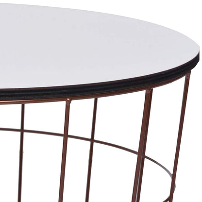 Tavolino da Salotto Oro Ø 40 cm