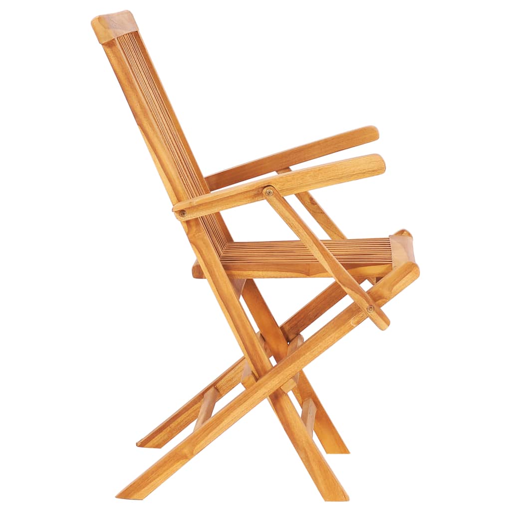 Set da Pranzo da Giardino 7 pz Pieghevole in Massello di Teak - homemem39