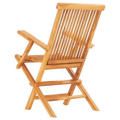 Set da Pranzo da Giardino 7 pz Pieghevole in Massello di Teak - homemem39