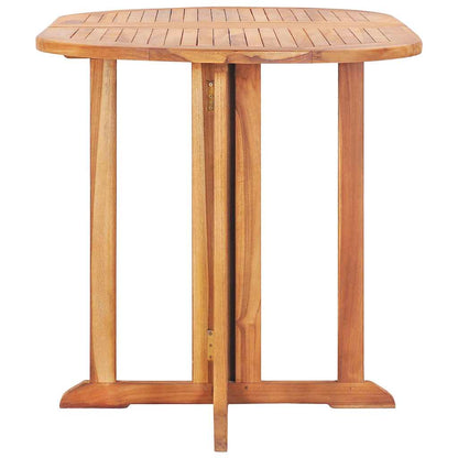 Tavolo Pieghevole a Farfalla 120x70x75 cm in Massello di Teak - homemem39