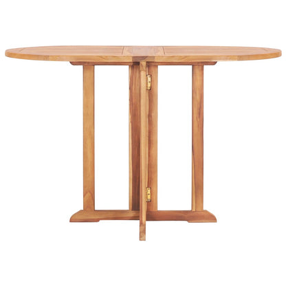 Set da Pranzo da Esterno Pieghevole 5 pz Legno Massello di Teak | homemem39