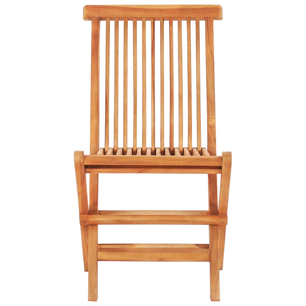 Set da Pranzo da Esterno Pieghevole 5 pz Legno Massello di Teak | homemem39