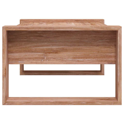 Tavolino da Salotto 110x60x40 cm in Legno Massello di Teak | homemem39