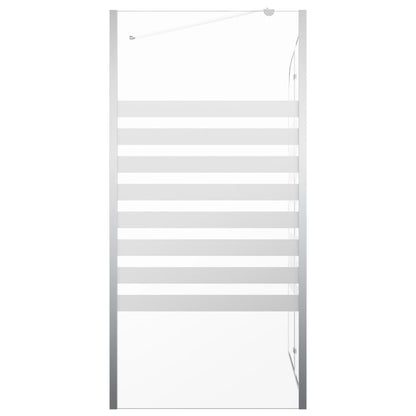 Cabina da Bagno 120x68x130 cm in Vetro Temperato a Righe - homemem39
