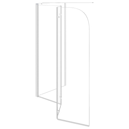 Cabina da Bagno 120x69x130 cm in Vetro Temperato Trasparente - homemem39