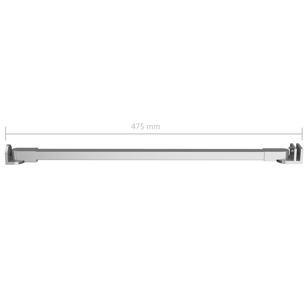 Braccio di Supporto per Doccia in Acciaio Inox 47,5 cm | homemem39