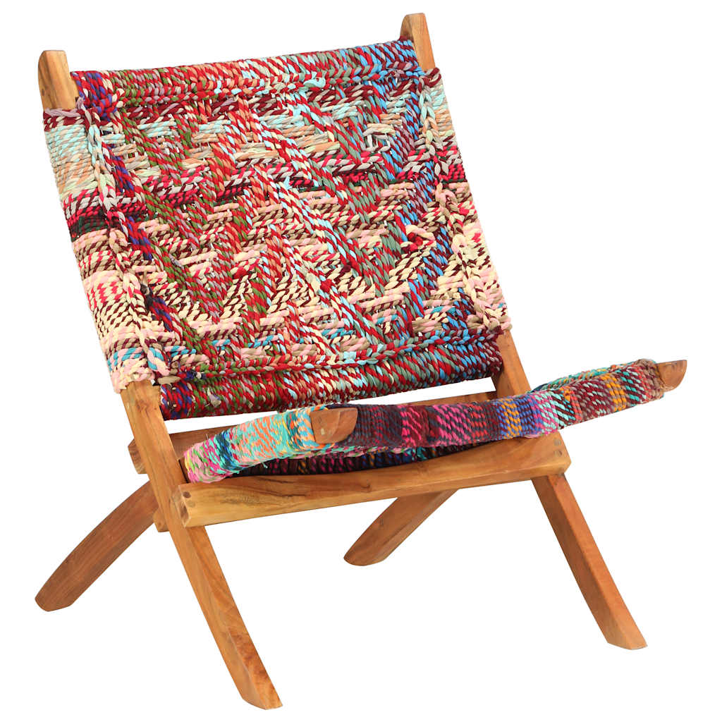 Sedia Chindi Pieghevole Multicolore in Tessuto | homemem39