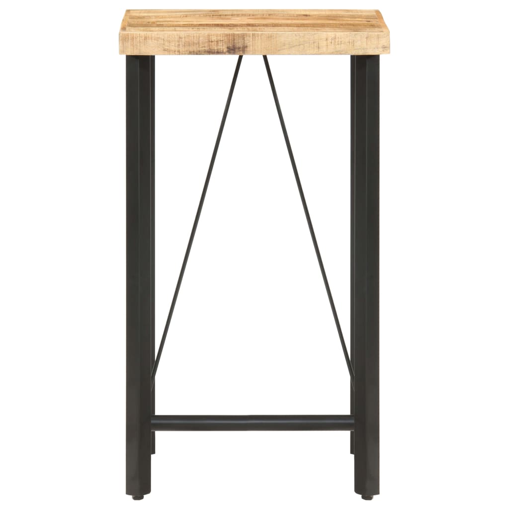 Tavolo da Bar 60x60x107 cm in Legno Ruvido di Mango | homemem39