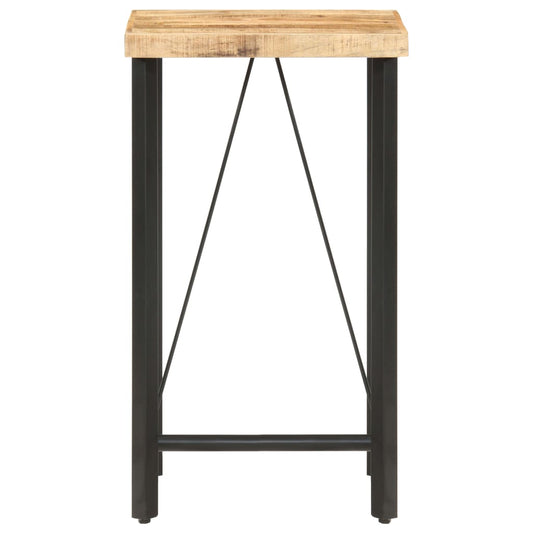 Tavolo da Bar 60x60x107 cm in Legno Ruvido di Mango | homemem39
