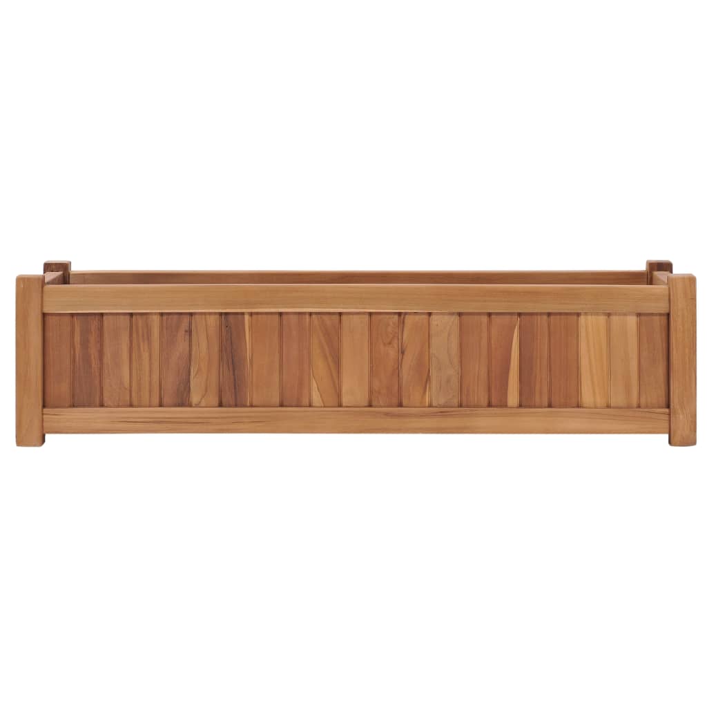 Letto Rialzato da Giardino 100x30x25 cm in Massello di Acacia - homemem39