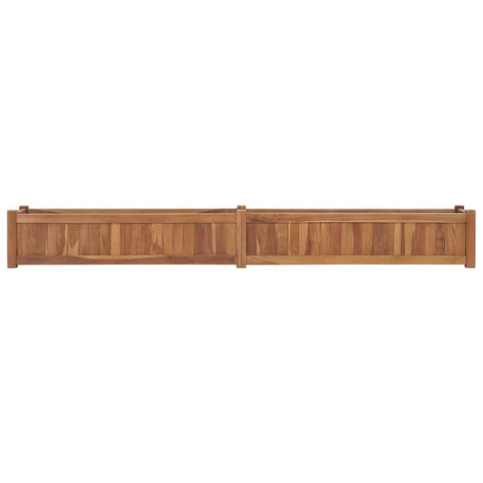 Letto Rialzato da Giardino 200x30x25 cm in Massello di Acacia - homemem39