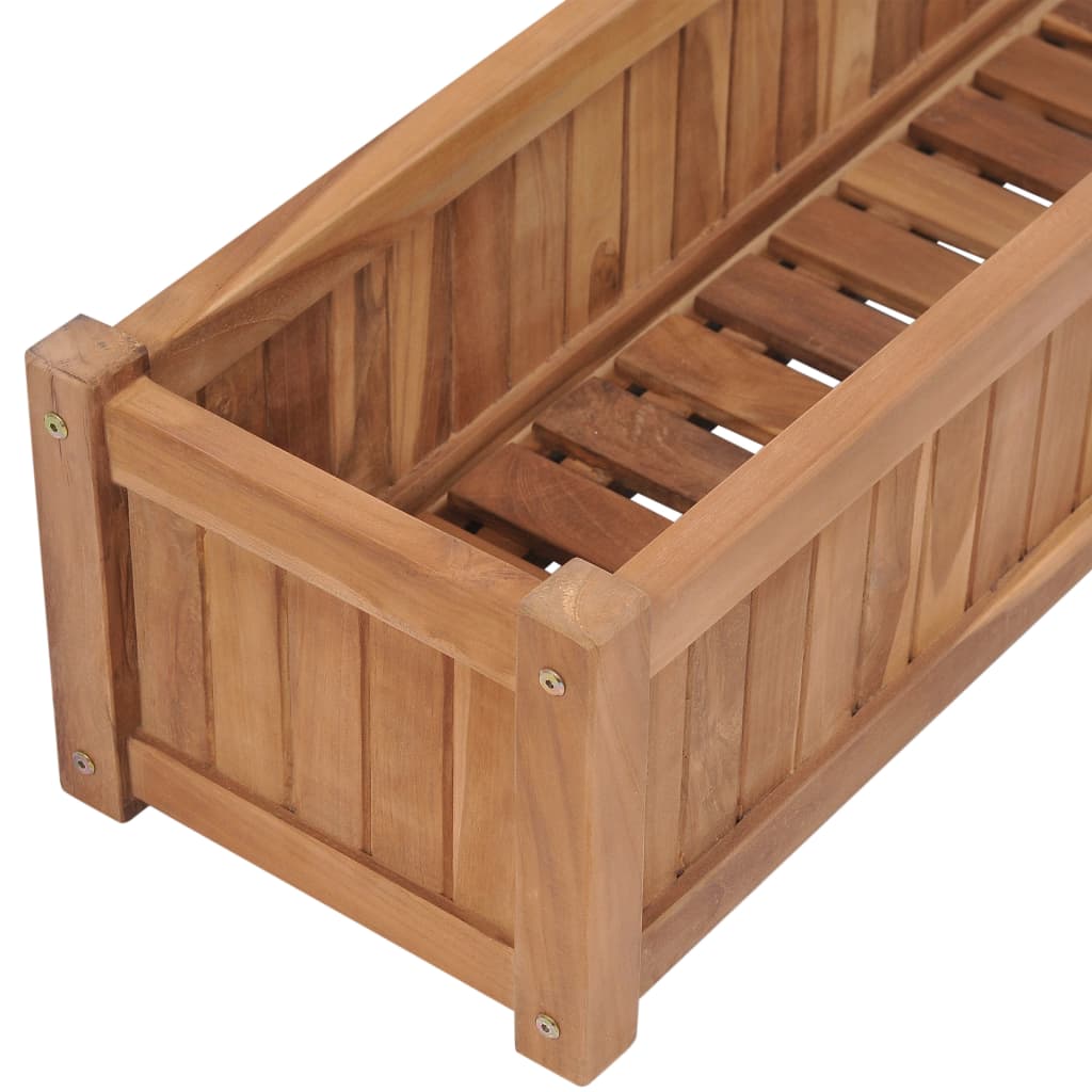 Letto Rialzato da Giardino 200x30x25 cm in Massello di Acacia - homemem39