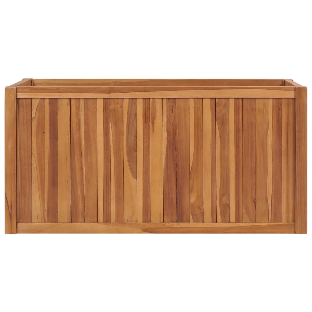 Letto Rialzato 100x50x50 cm in Legno Massello di Teak - homemem39