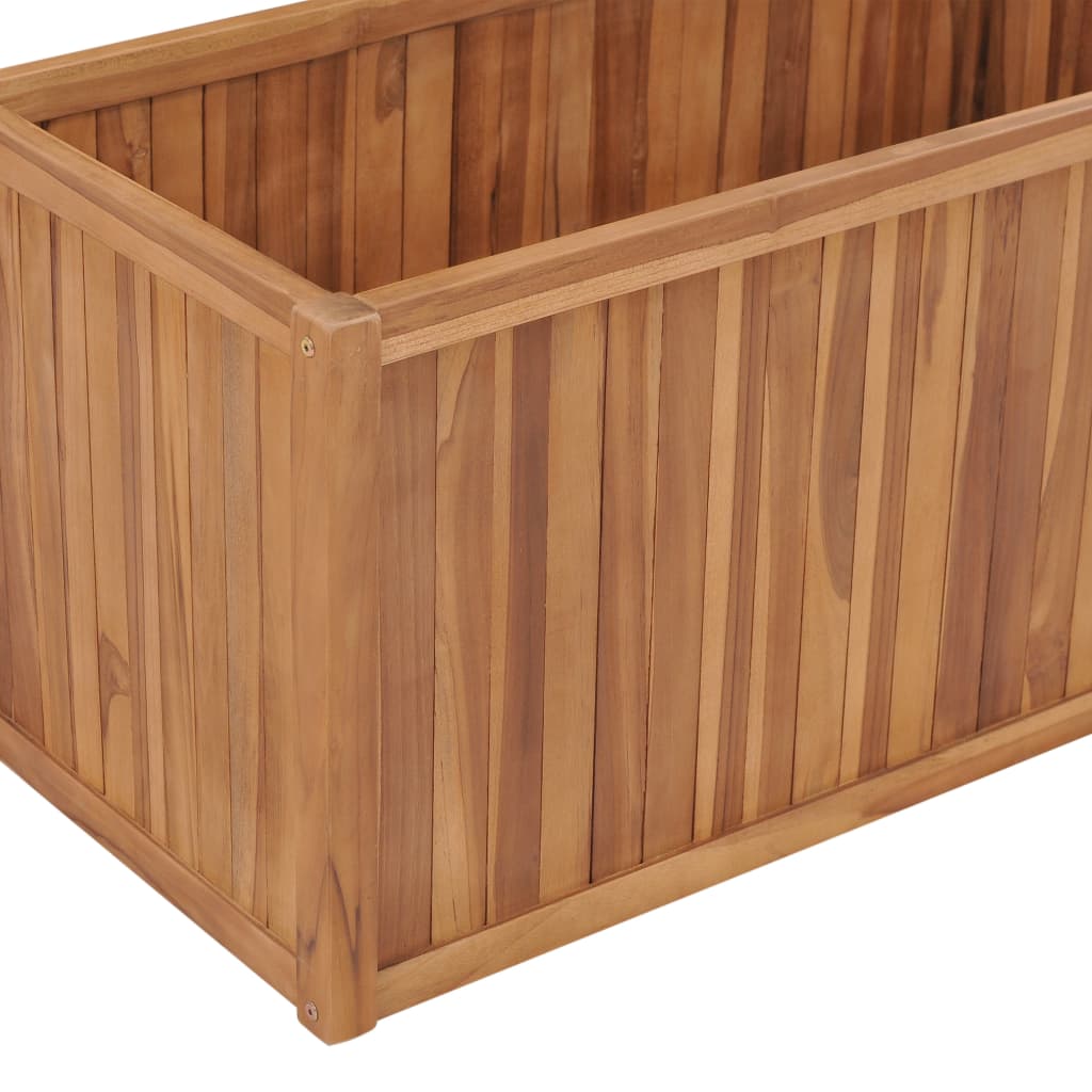 Letto Rialzato 100x50x50 cm in Legno Massello di Teak - homemem39