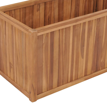 Letto Rialzato 100x50x50 cm in Legno Massello di Teak - homemem39