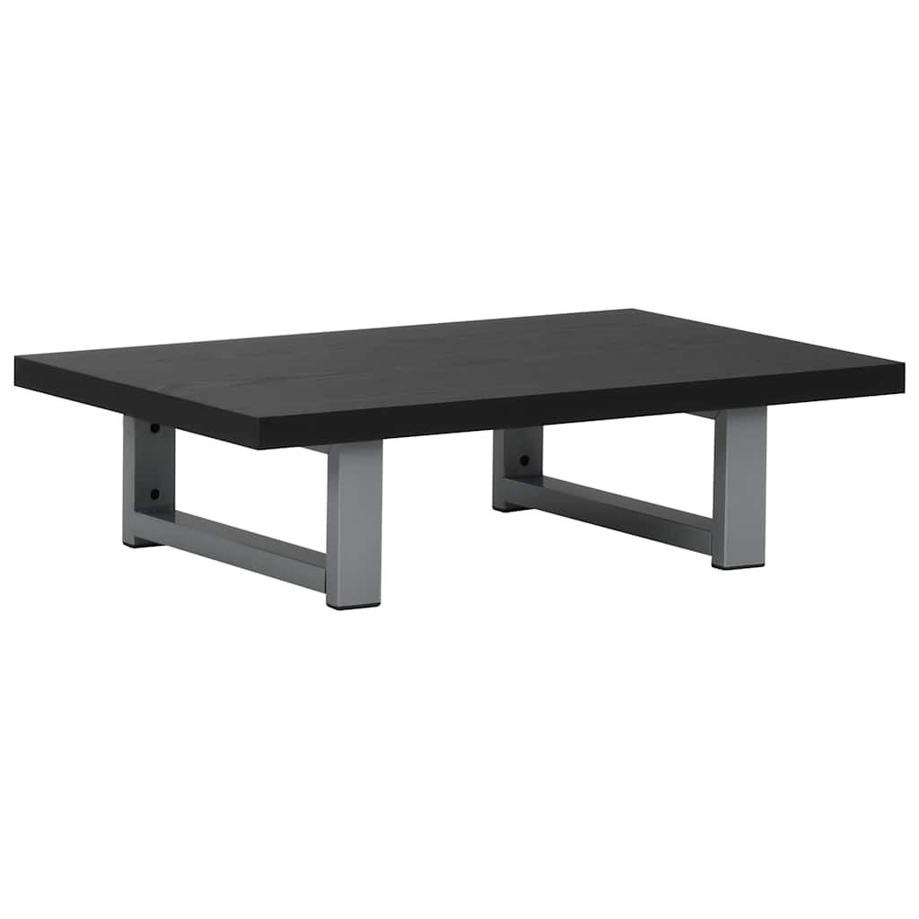 Set Mobili da Bagno 2 pz Ceramica Nero