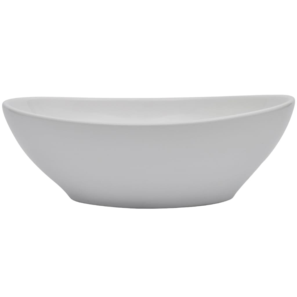 Set Mobili da Bagno 2 pz Ceramica Bianco