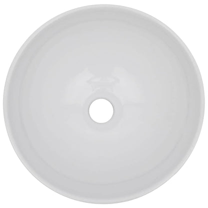 Set Mobili da Bagno 2 pz Ceramica Bianco