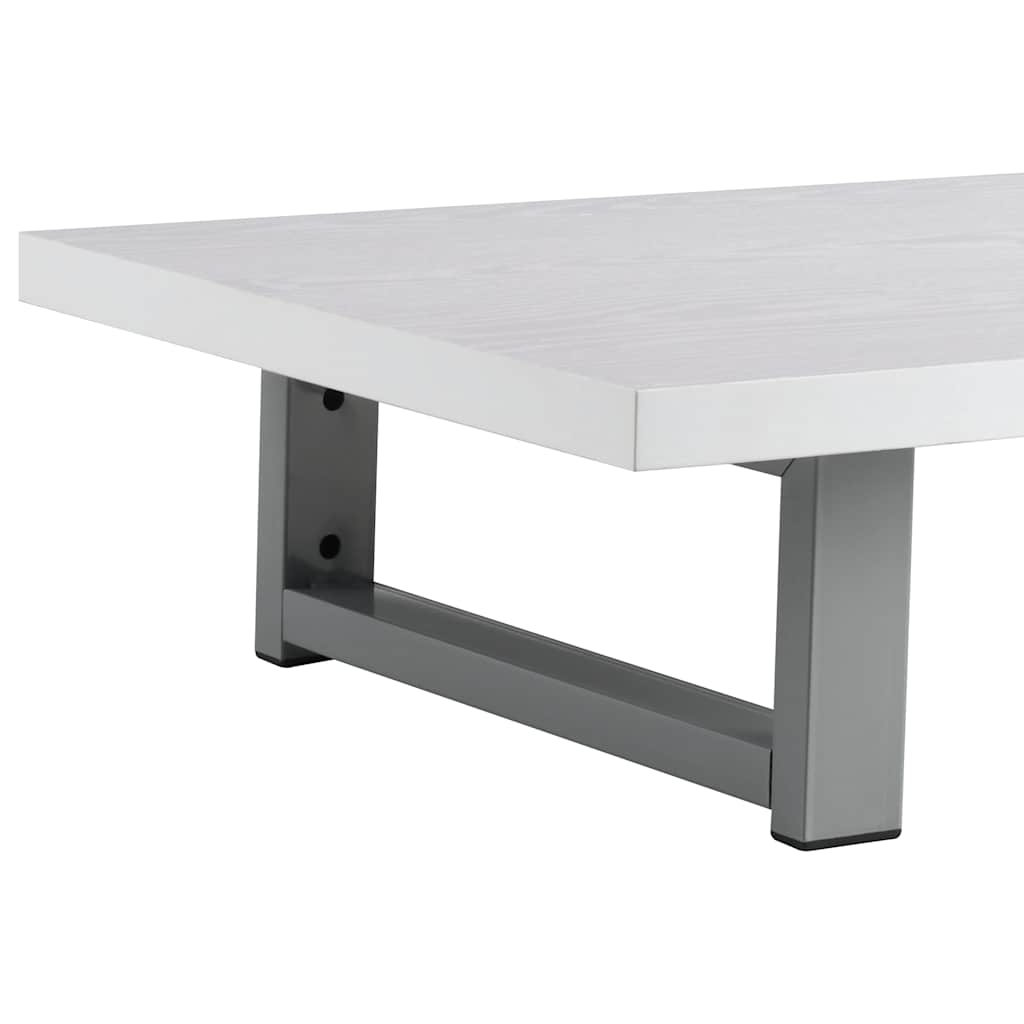 Set Mobili da Bagno 2 pz Ceramica Bianco