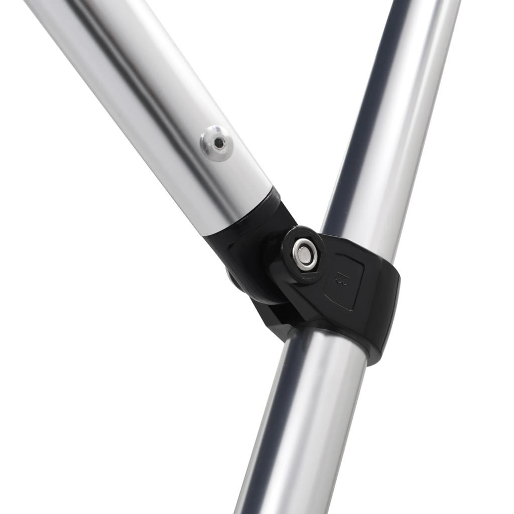 Bimini di Prua con Tendalino a 3 Archi Bianco 183x180x137 cm - homemem39