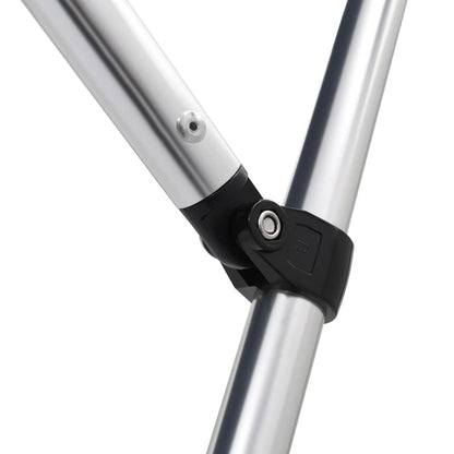 Bimini di Prua con Tendalino a 3 Archi Bianco 183x180x137 cm - homemem39