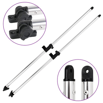 Pali di Supporto per Bimini Top 2 pz Alluminio | homemem39