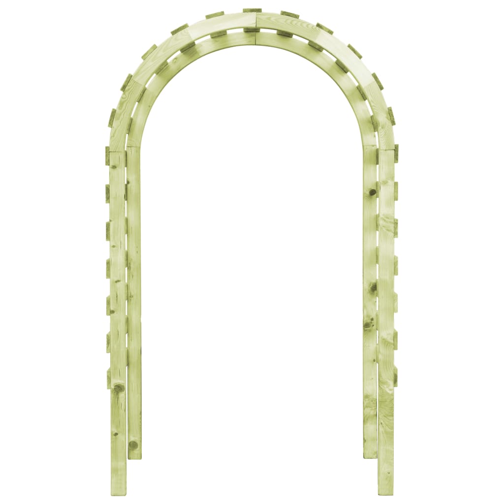 Pergolato da Giardino 130x60x230cm Legno di Pino Impregnato | homemem39