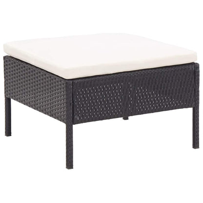 Set Divani da Giardino 8 pz con Cuscini in Polyrattan