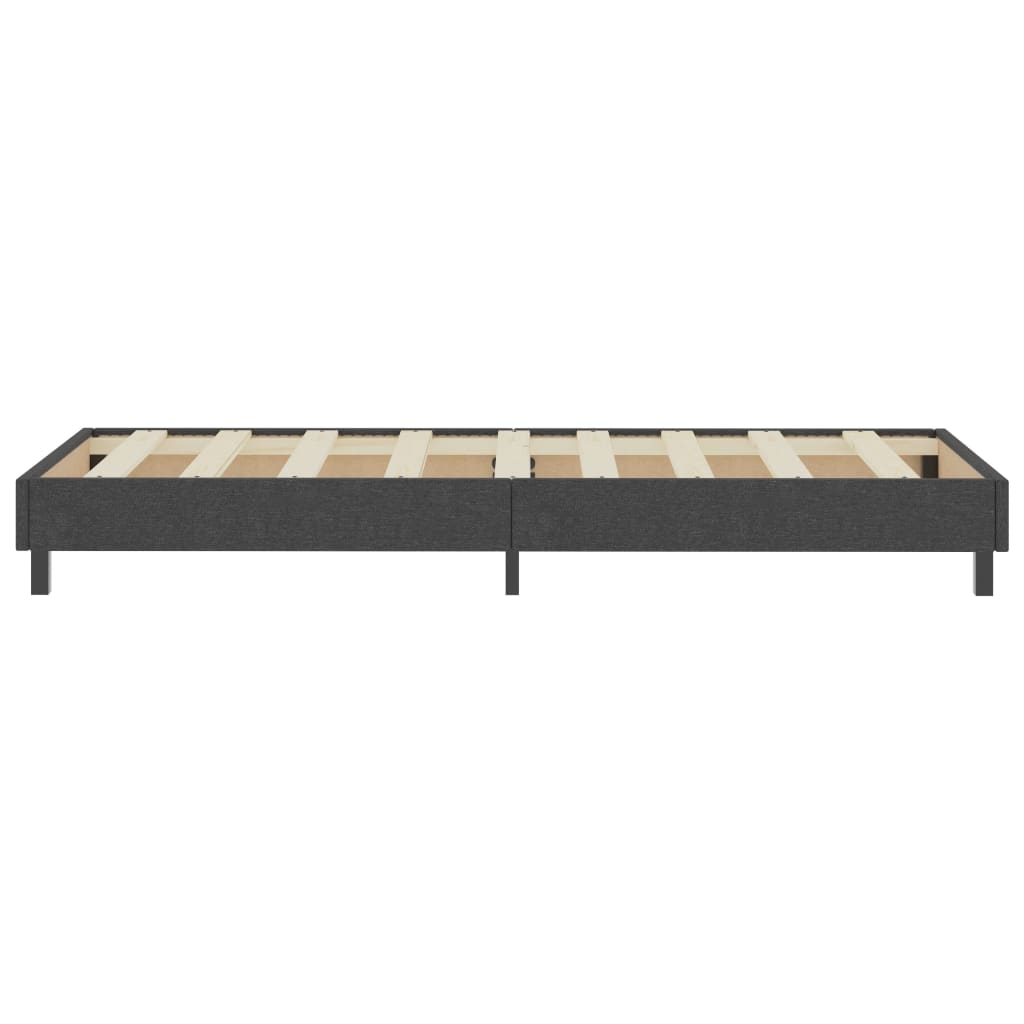 Letto a Molle Grigio in Tessuto 90x200 cm | homemem39