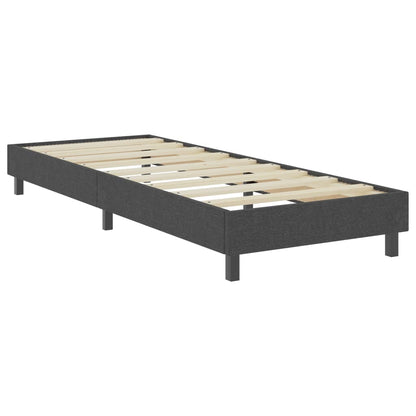 Letto a Molle Grigio in Tessuto 100x200 cm | homemem39