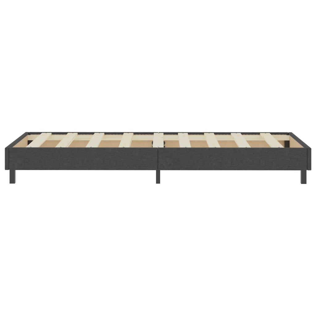 Letto a Molle Grigio in Tessuto 100x200 cm | homemem39
