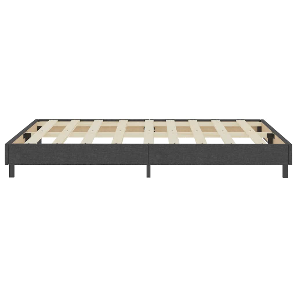 Letto a Molle Grigio in Tessuto 140x200 cm | homemem39