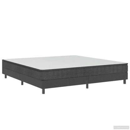 Letto a Molle Grigio in Tessuto 180x200 cm | homemem39