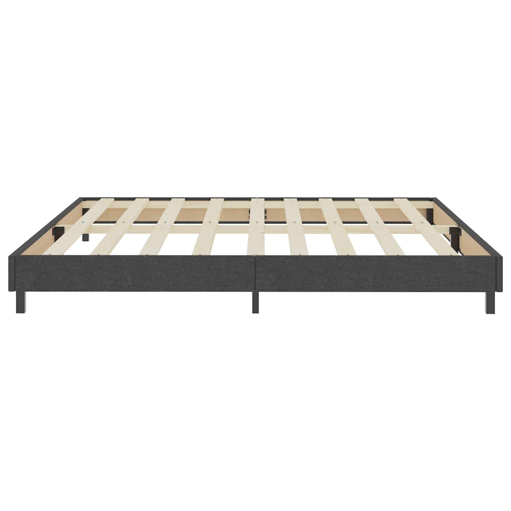 Letto a Molle Grigio in Tessuto 200x200 cm | homemem39