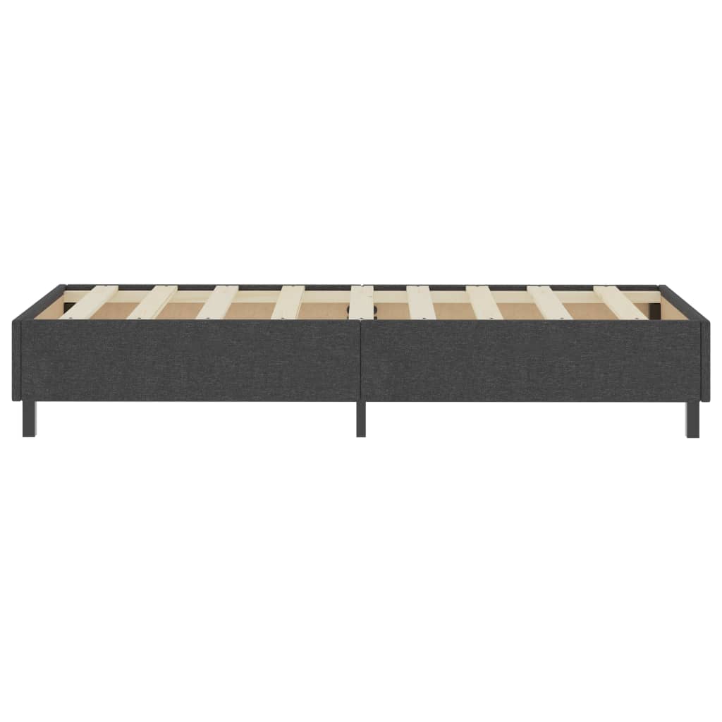 Letto a Molle Grigio in Tessuto 100x200 cm | homemem39