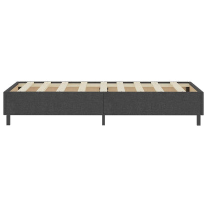 Letto a Molle Grigio in Tessuto 100x200 cm | homemem39