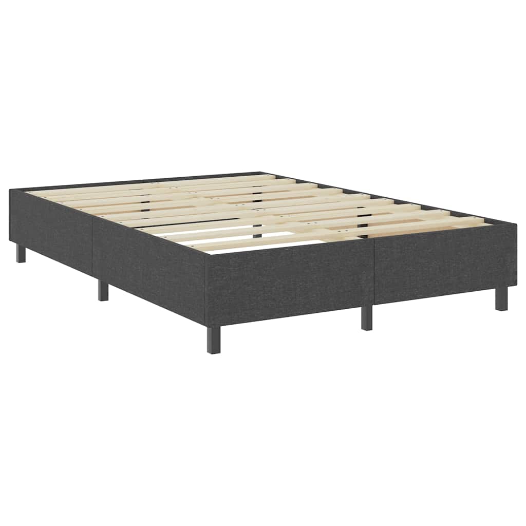 Letto a Molle Grigio in Tessuto 140x200 cm | homemem39