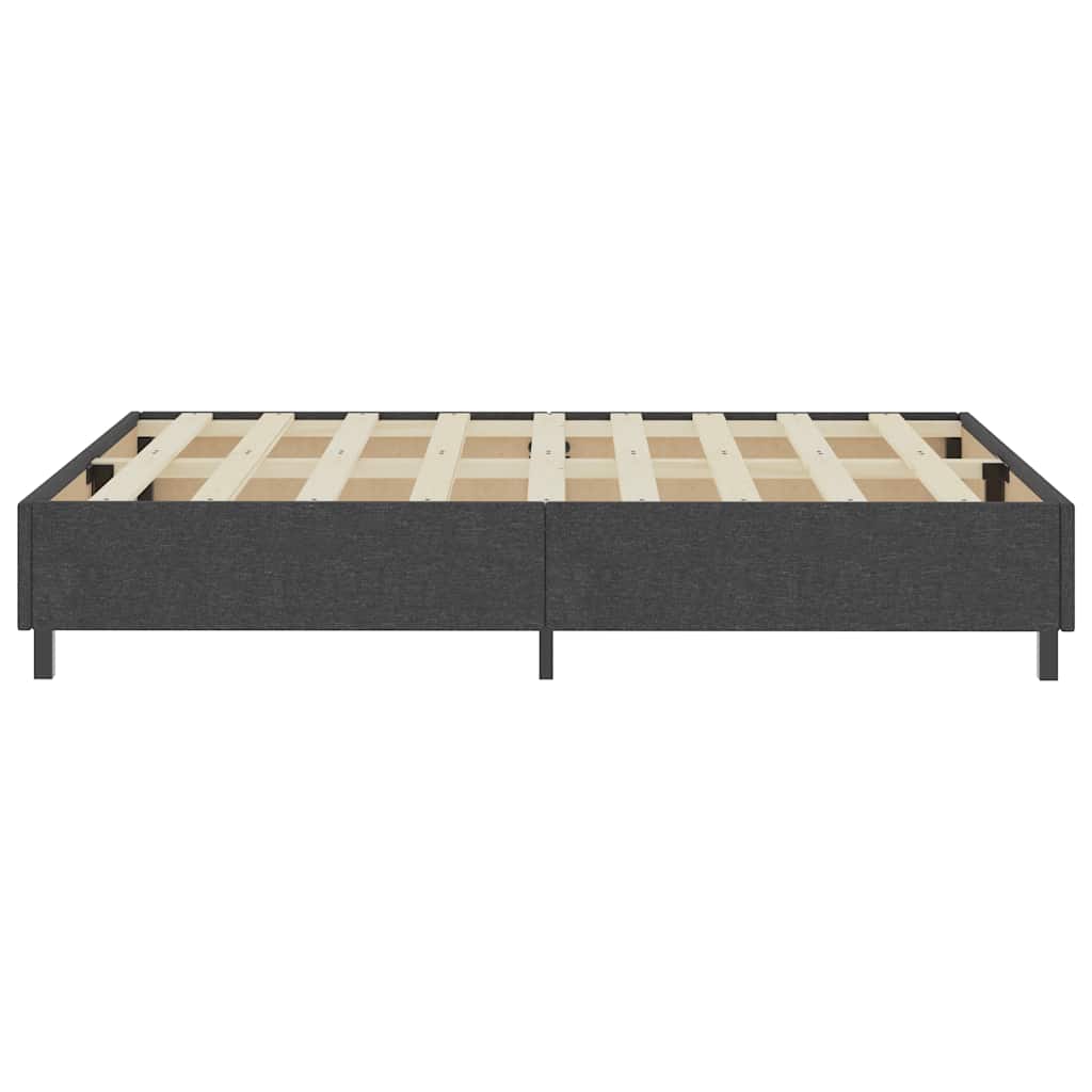 Letto a Molle Grigio in Tessuto 140x200 cm | homemem39
