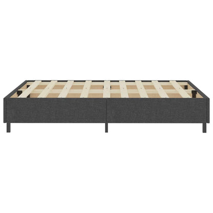 Letto a Molle Grigio in Tessuto 140x200 cm | homemem39