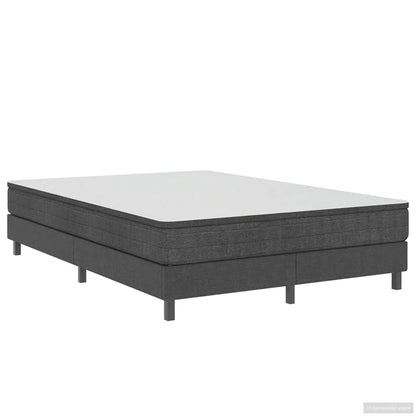 Letto a Molle Grigio in Tessuto 160x200 cm | homemem39