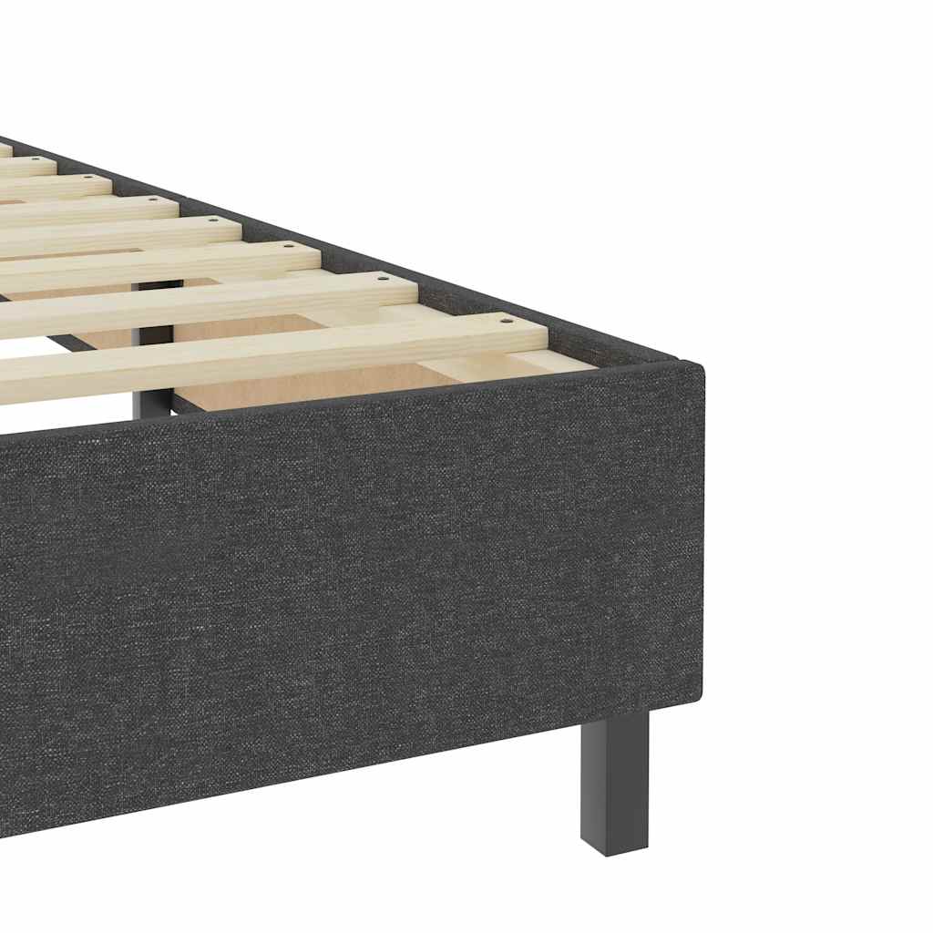 Letto a Molle Grigio in Tessuto 160x200 cm | homemem39