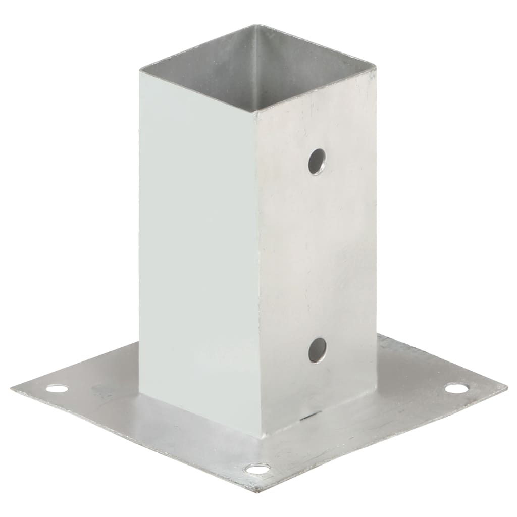 Ancoraggi Pali 4 pz in Metallo Zincato 71 mm | homemem39