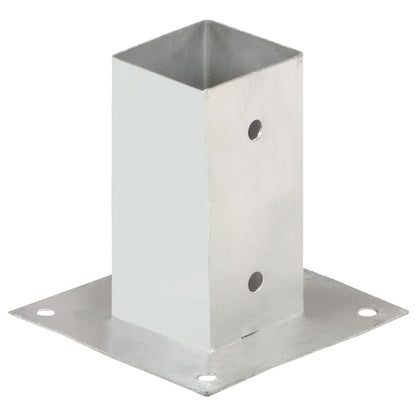 Ancoraggi Pali 4 pz in Metallo Zincato 71 mm | homemem39